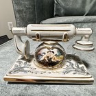 Italian Vintage Ceramic Telephone Trinket Box with Cherub Design Mint Condition — photo 4