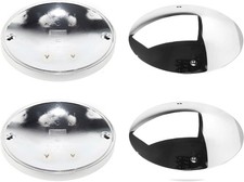 4pcs 8.66 Hubcap 220mm Chrome Baby Moon Wheel Center Cap For 14-16 Inch Wheel