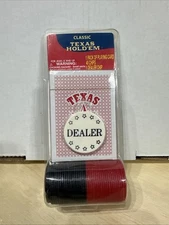 Texas Hold'em Cards, 40 Chips and Dealer Chip Set - NIB Sealed