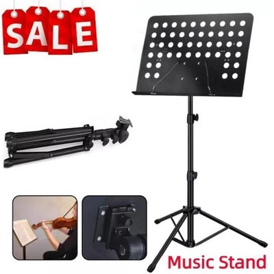 Orchestral Music Stand Adjustable Sheet Stand Portable Tripod Base US