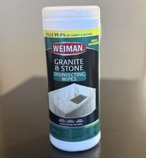 Weiman Granite & Stone Wipes Spring Garden Scent 30 Wipes