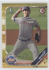 2019 Bowman Draft Gold 22/50 Josh Wolf #BD-119 1og