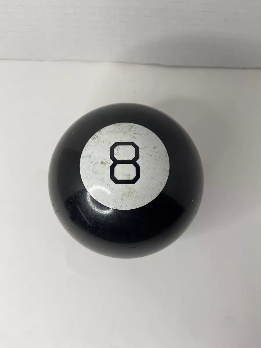 Vintage 1980s Magic 8 Ball Classic Mattel Toy Fortune Teller (30188,1186)