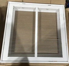 Hart & Cooley 659 14X14 W HVAC Register Air Filter Grill Steel White 6043404