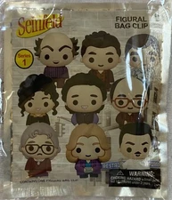 SEINFELD SERIES 1: 3D Figural Foam Bag Clip; BN Unopened Random Sealed Bags FS