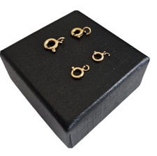 Spare Spring Lock for Necklaces  Bracelet, 18K Real Gold