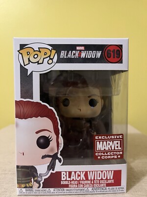 Funko Pop Marvel #619 Black Widow Marvel Collector Corps Exclusive *NEW*