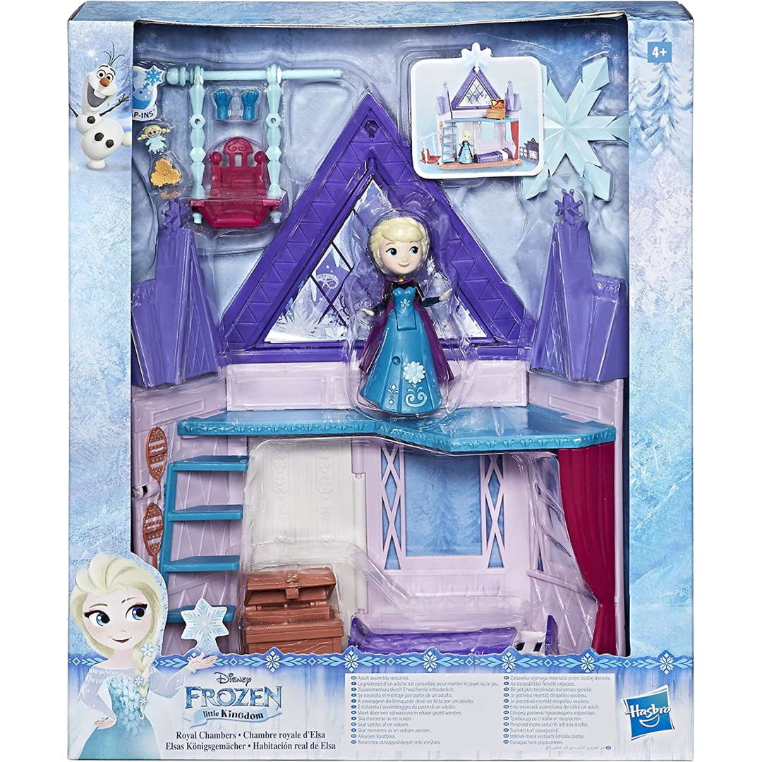 Frozen Princess Diy Miniature Doll Bedroom For Disney Frozen Elsa