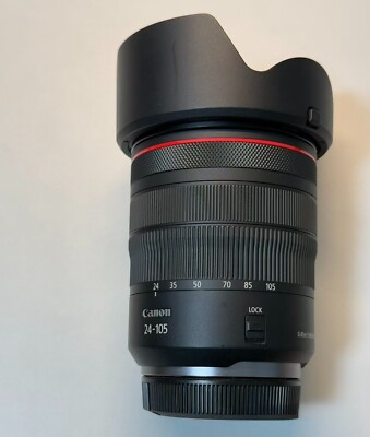 Canon RF 24-105mm F4 L IS USM full-frame red circle micro Canon RF 24-105mm F4 L IS USM full-frame red circle micro
