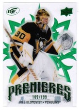 24/25 2024 UPPER DECK ICE JOEL BLOMQVIST #228 ICE PREMIERES EMERALD GREEN /199