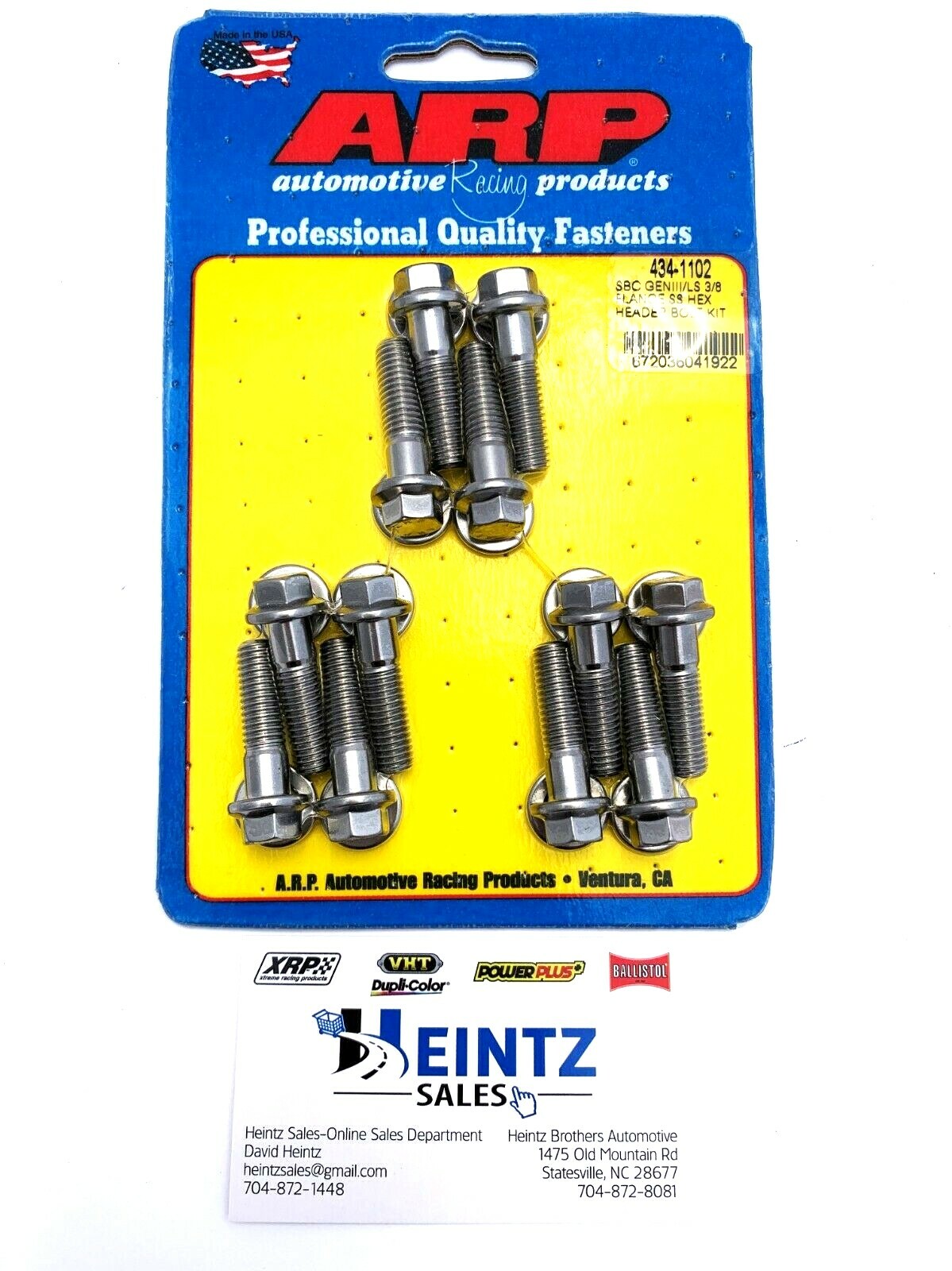 ARP LS-Series Header Bolt Kit - Perfect Fit For GM Vehicles (Part #134-1102)