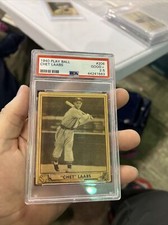 1940 Play Ball #206 Chet Laabs PSA 2.5 High# Beauty St Louis Browns 99RBi In 42