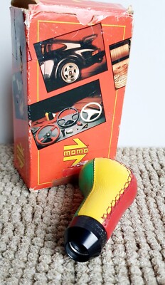 MOMO Benetton F1 harlequin leather Original Knob Stick Shifter BMW