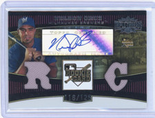2006 Topps Triple Threads Rookie Relic Autograph #114 Nelson Cruz No 116 of 125