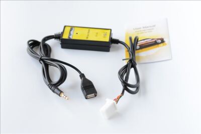 USB AUX Input Cable Adapter Toyota Camry Corolla RAV4 Tacoma Scion