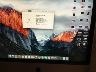 Apple iMac A1225 Dual Core 2.8ghz 24” PC Dual Boot Windows 7 Mac