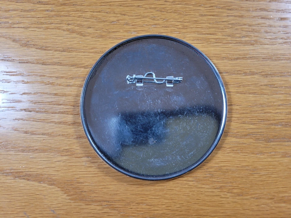 Philadelphia 76ers Pinback Button Vintage White Blue Badge Pin NBA Basketball - Image 3 of 3