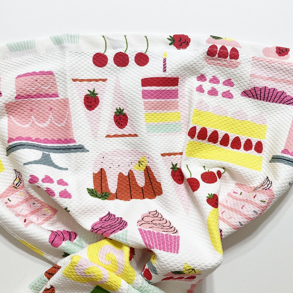 Kate Spade Colorful Kitchen Towel Set 2 Cotton Designer Fall Spring ...