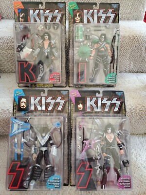 McFarlane Toys 1997 KISS Band Ultra Action Figures Complete Set of 4!!! New