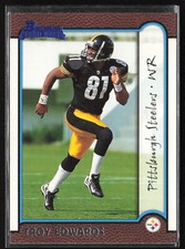 1999 Bowman #169 Troy Edwards Rookie Card. rookie card picture