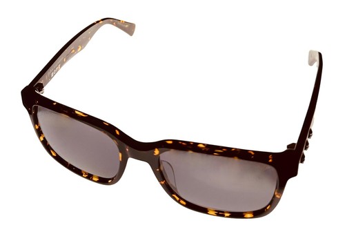 John Varvatos Mens Tortoise Plastic Rectangle Polarized Sunglass SJV554