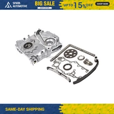 Timing Chain Kit Timing Cover Oil Pump Fit 95-04 Toyota 2.4 Tacoma DOHC 2RZFE