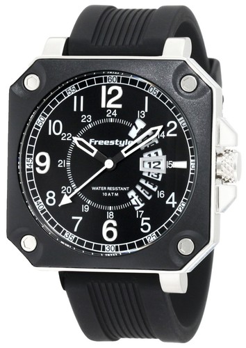 Freestyle Vikki White Square Case Watch Water Resistant Freestyle Stainless Steel Case Square Wristwatches for sale  main image 4