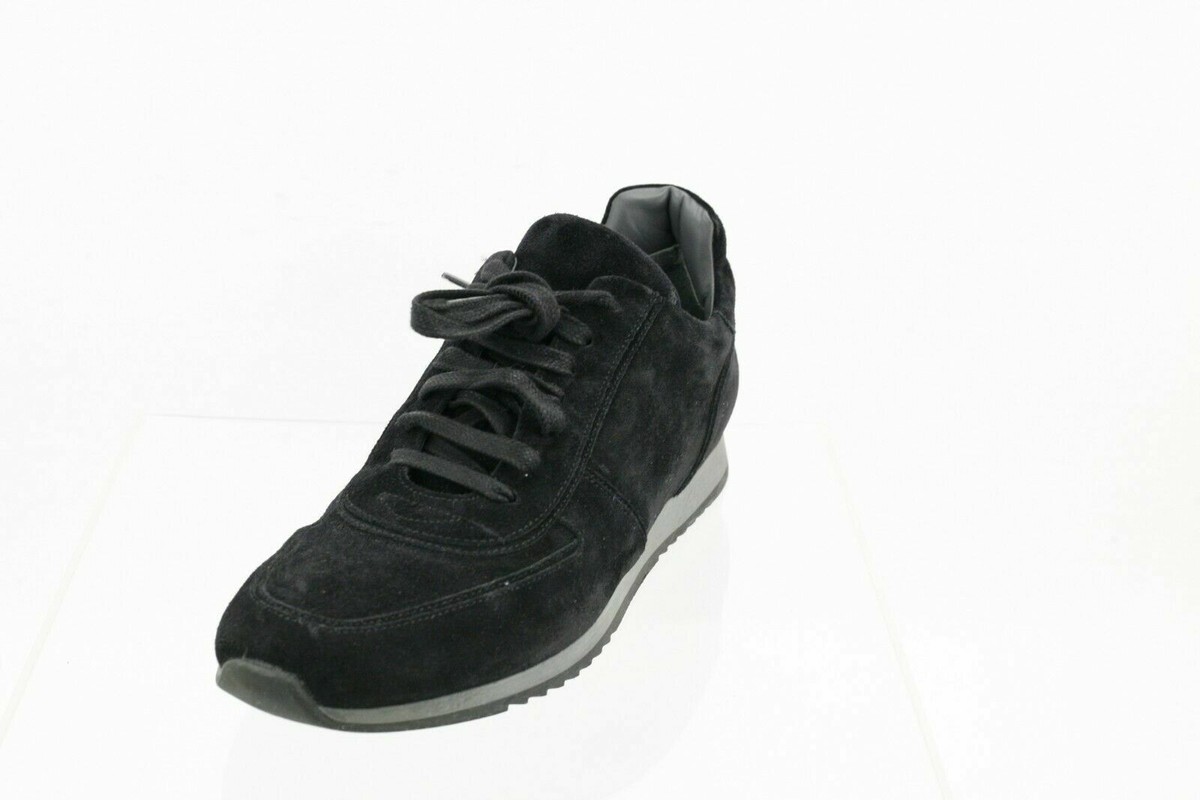 To Boot New York Hatton Black Suede Low Top Lace Up Shoes Alpha Black Suede Sneaker main image 3