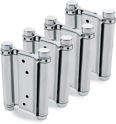 2 Pairs (4Pcs) of 3'' Stainless Steel Cafe Saloon Door Swing Self Closing... 