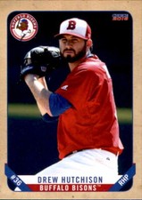 2016 Buffalo Bisons Choice #11 Drew Hutchison Lakeland Florida FL Baseball Card