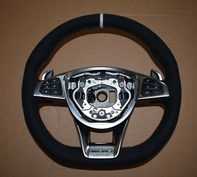 Original Mercedes Amg Lenkrad W166 Alcantara Neu Gle Cls Sl 218 166 231 R231 Ebay