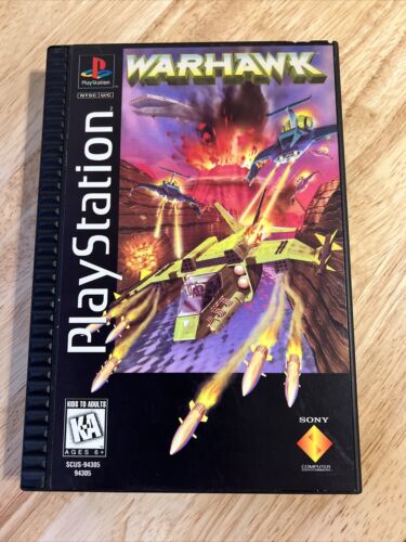 WarHawk (Sony PlayStation 1, 1995). Jeu avec livret et étui long. Z1 - Photo 1/9