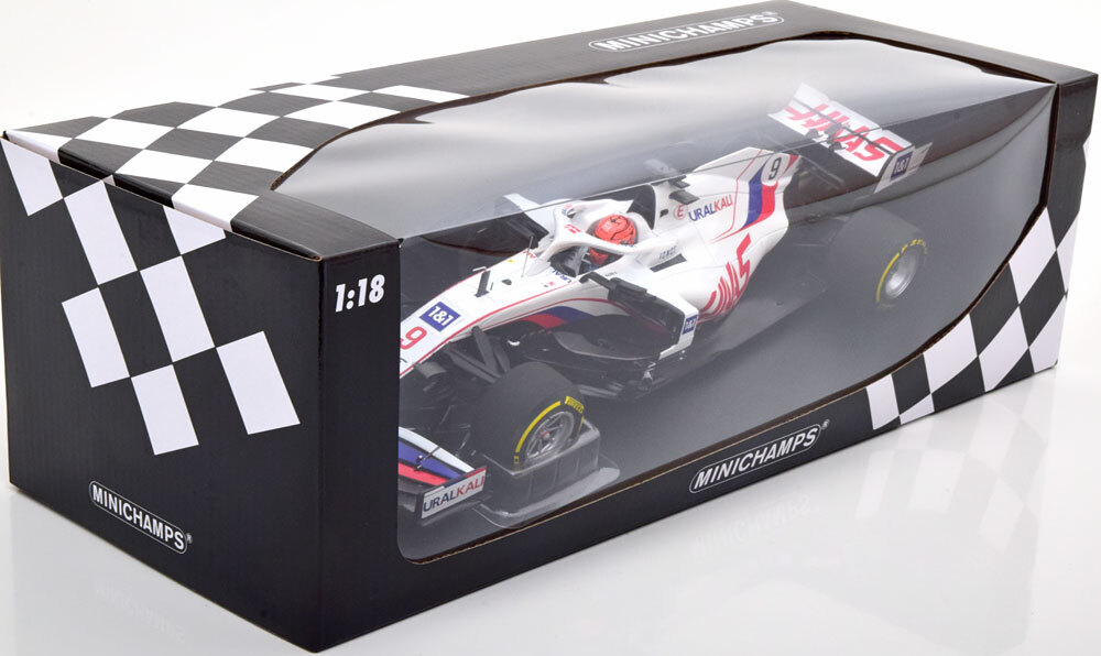 Minichamps Haas VF-21 GP Bahrain 2021 Mazepin #9 1/18 Scale