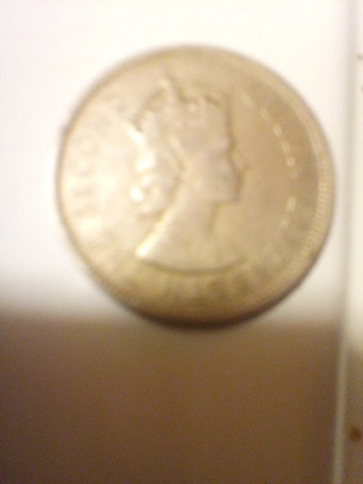 1960 HONG KONG ONE DOLLAR COIN - #B1493 - Image 2 of 4