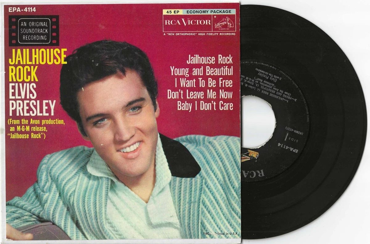 Elvis Presley "Jailhouse Rock" 7" VG+ (Original 1957 Press) Johnny Cash | eBay