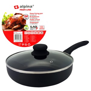 Alpina Profi Line Bratpfanne Mit Deckel O 24 Cm Alu Pfanne Induktion Pfoa Frei Ebay