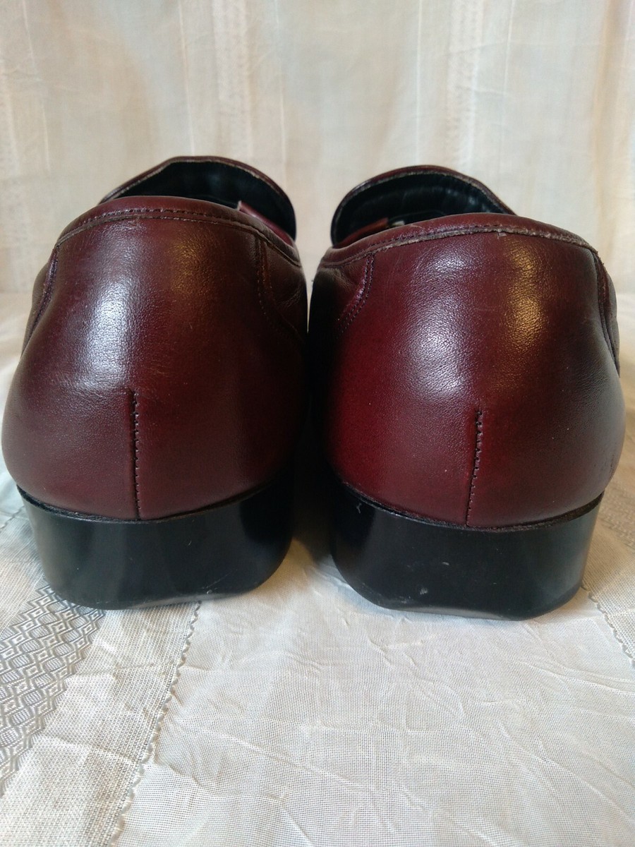 Florsheim Comfortech Mens Burgund Slip On Leather Loafers  display picture 3