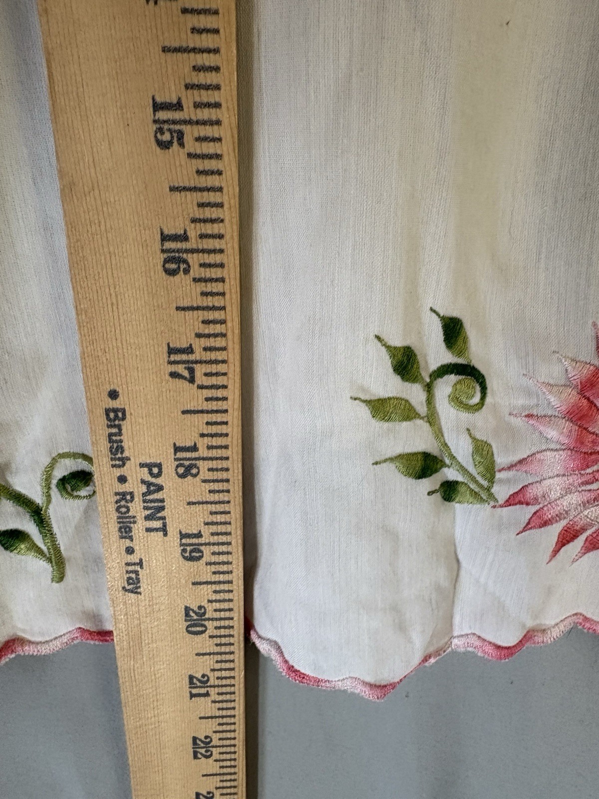 Folk/Boho Womens Delicate Embroidered Top Latin Artisan sz S