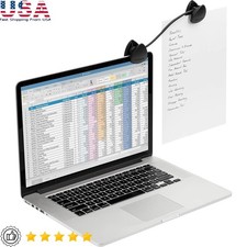 Portable Copyholder Clip Laptop  Monitor Flexible Gooseneck Document Holder New