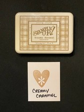Stampin Up Classic Creamy Caramel VTG Retired Linen Dye Ink Pad