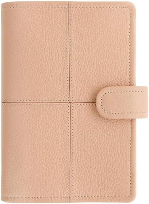 Filofax Mini 6 Classic Stitch Pocket Peach Italienisches Kalbsleder Planer 19...