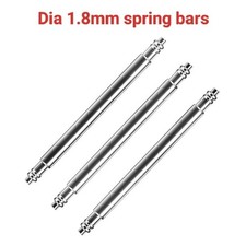 10PCS 1.8mm Spring Bar Pins 22mm Watch Band Strap Link Repair Tool Kit