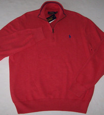 Polo Ralph Lauren Men's Pink 1/2 Zip Features for sale | eBay
