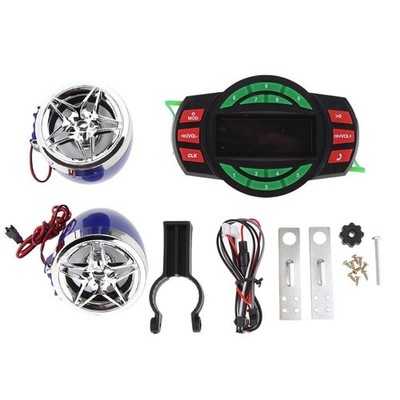 motorrad mp3 sd usb fm stereo verstärker sound system roller atv bluetooth