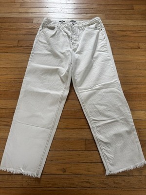 Wild Fable High-rise Straight Women s Ankle Jeans White Size 17