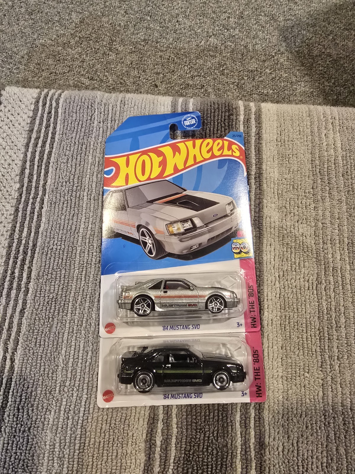 Lot Of 2 2023 Hot Wheels ‘84 Mustang SVO 25/250