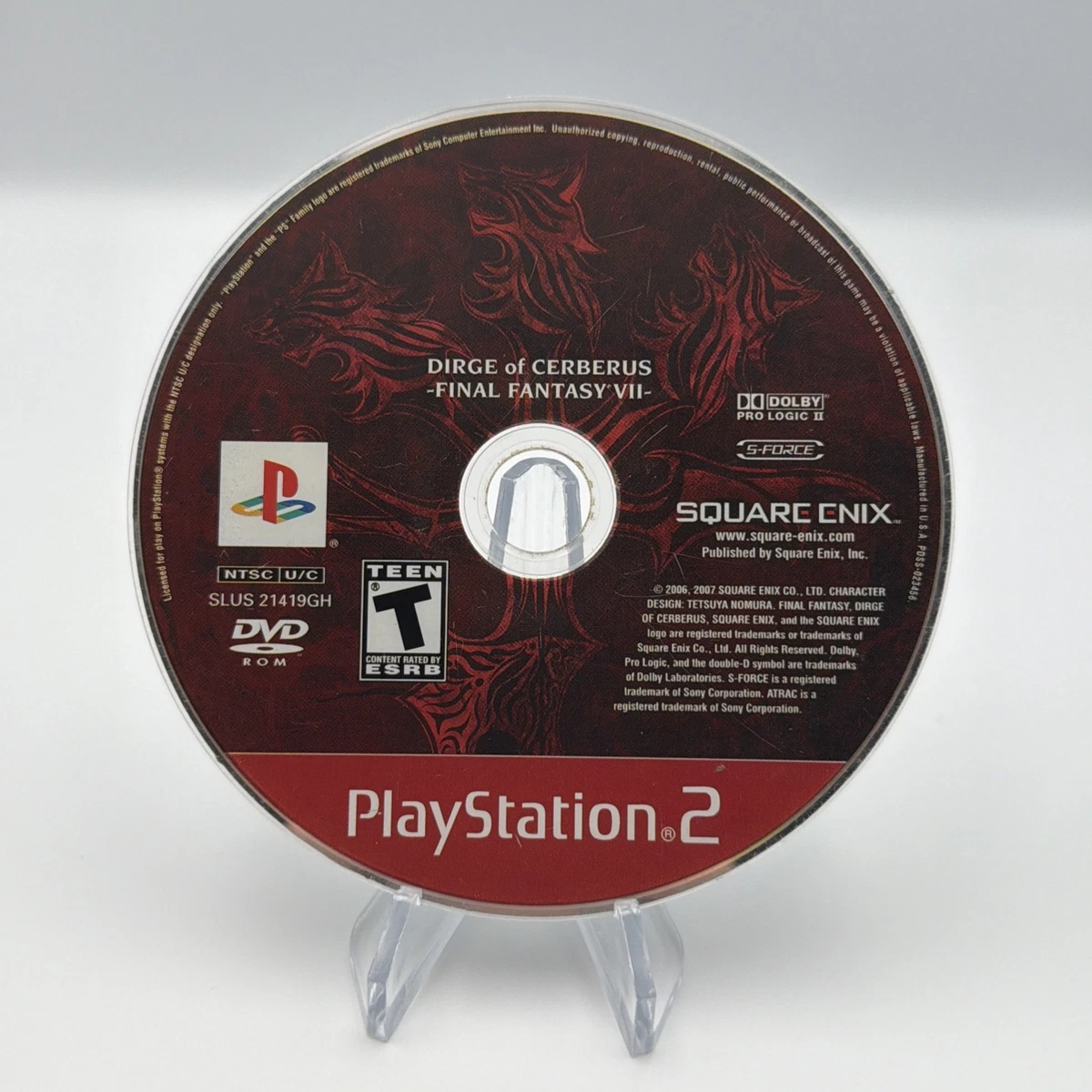 Dirge of Cerberus Final Fantasy VII Sony PlayStation 2 Games for