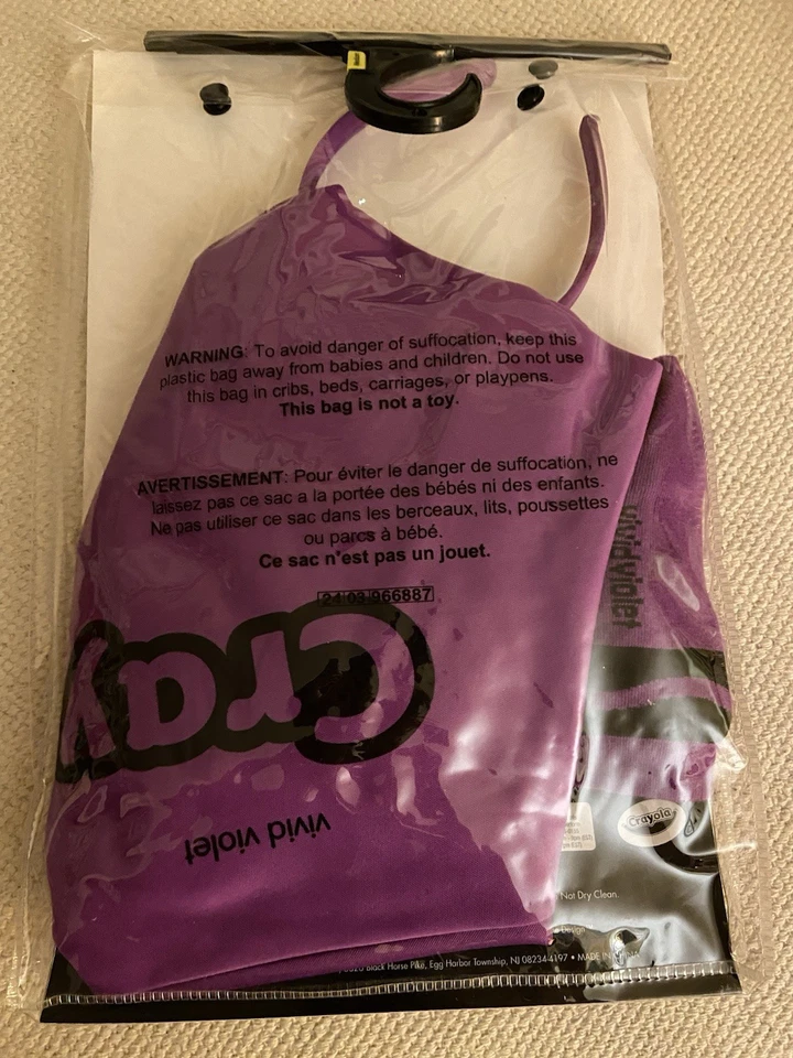 Crayola Violet Purple Womans Sexy Crayon Costume Dress Sz Medium - Image 4 of 4