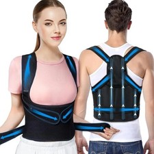 Posture Corrector Back Brace Adjustable Shoulder Support Men Women