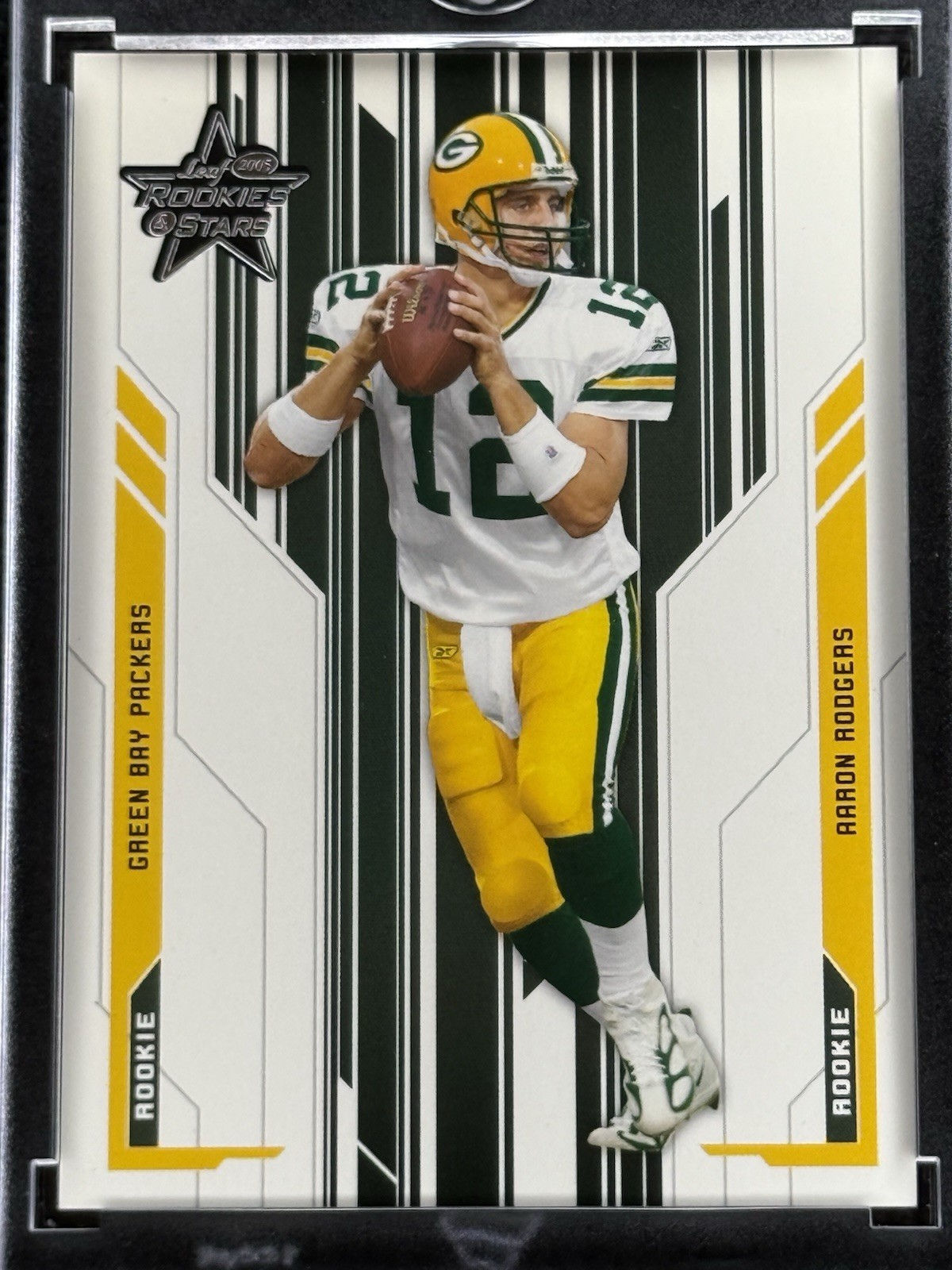 Aaron Rodgers Leaf Rookies & Stars #201 Base